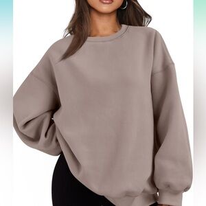 Efan Women’s Oversized Pullover Crewneck Sweatshirt